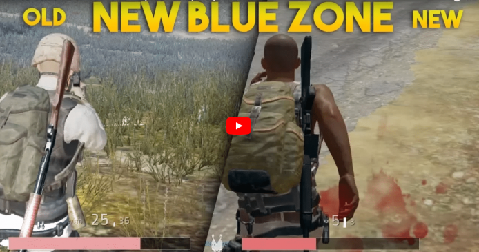 Videovergleich: So viel Schaden macht die neue blaue Zone nach dem PUBG Update