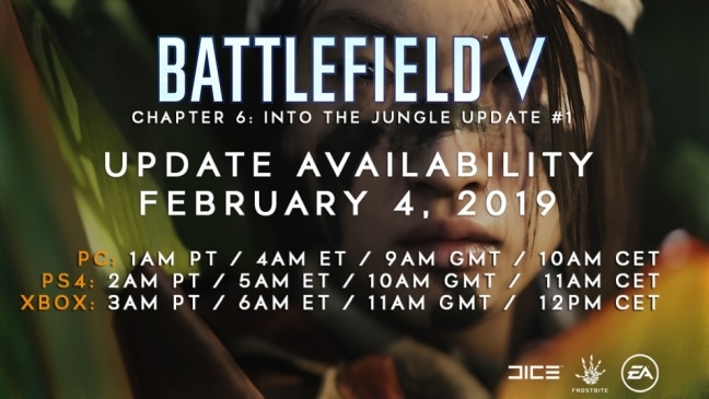 Battlefield V Update 6.0 erscheint Morgen! Changelog, Update Zeiten und Downloadgrößen schon Heute!